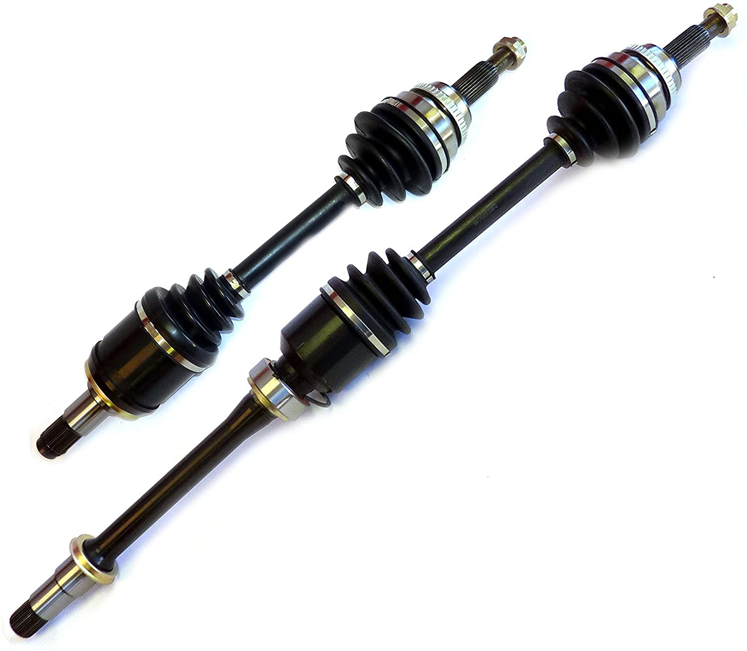 DTA DT1220722081 Compatible with 2004-2010 Sienna 2WD Only - 2 Front CV Axles Brand New