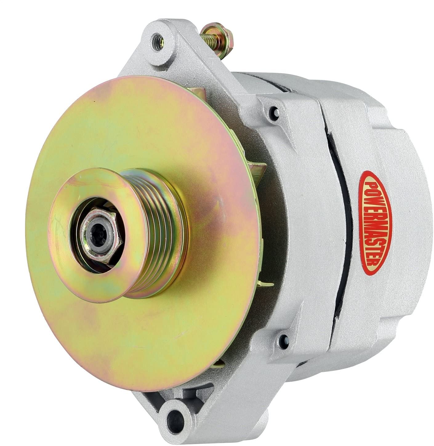 Powermaster 47294-104 Natural Alternator (12SI 150A 6 Groove Pulley & Baffle 1 or 3 Wire)