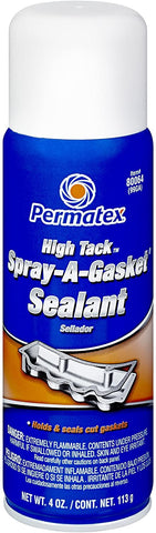 Permatex 80064 High Tack Spray-A-Gasket Sealant, 4 oz. Aerosol Can