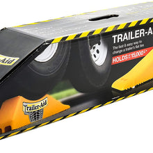 Trailer-Aid "Plus" Tandem Tire Changing Ramp, The Fast and Easy Way To Change A Trailer's Flat Tire, Holds up to 15,000 Pounds, 5.5 Inch Lift (Yellow)