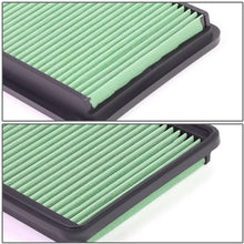Replacement for Tucscon/Sportage Reusable & Washable Replacement Engine High Flow Drop-in Air Filter (Green)