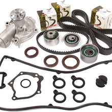 Evergreen TBK167VCT2 Fits 95-99 Mitsubishi Eclipse Eagle Talon Turbo 2.0 4G63T Timing Belt Kit Valve Cover Gasket Water Pump