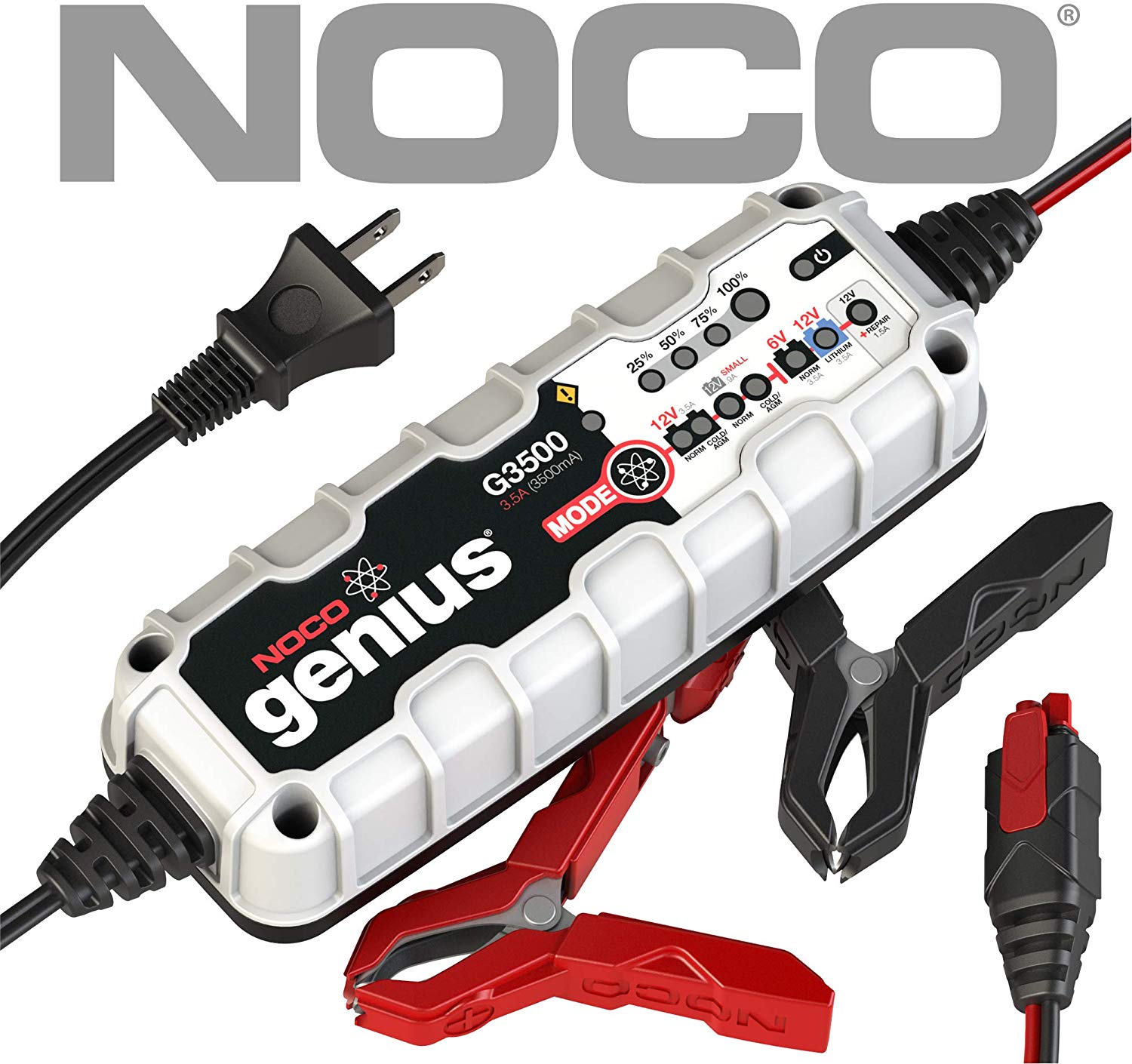 NOCO Genius G3500 6V/12V 3.5 Amp Battery Charger and Maintainer