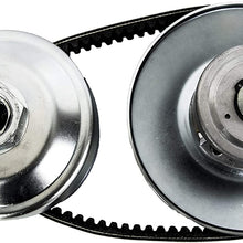 Jeremywell 40 Series Torque Converter Kit Clutch Pulley 1" Driver 7/8" Driven 8 to 16HP Belt replaces Comet 40D Series Torq-A-Verter models 209133A 209133 209139A 209139 209151A 209151 and Manco 2432