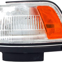 Dorman 1630606 Front Driver Side Turn Signal / Parking Light Assembly for Select Toyota Models