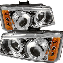 Spyder Auto Chevy Silverado 1500/2500/3500 Black CCFL Projector Headlight
