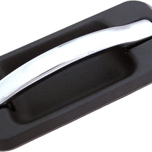 Dorman 83401 Rear Driver Side Exterior Door Handle for Select Hummer Models, Black and Chrome