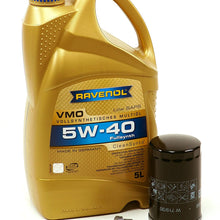 Blau J1A5065-D Motor Oil Change Kit - Compatible with 1993-99 VW Jetta III w/ 4 Cylinder 2.0L Engine - 5w40