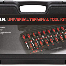 23-Piece Universal Terminal Tool Kit for Auto Technicians by Steelman, Safely Remove Wires from Terminal Block Without Damage, Variety of Blade Styles