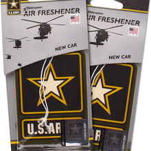Elektroplate Army Star Air Freshener, New Car Scent, 24-Pack