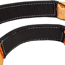 TODOCOPE 3"x20ft 33,000lb Break Strength Heavy Duty Recovery, Reinforced Loops Protective Sleeves,Storage Bag Tree Saver, Winch Extension Strap,Emergency Off Road Towing Rope,Orange