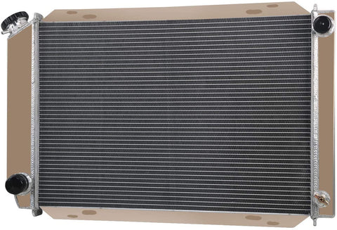 ALLOYWORKS 2 Row Core All Aluminum Radiator For 1979-1993 Ford Mustang GT/LX 2.3L L4/5.0L V8 Gas Manual