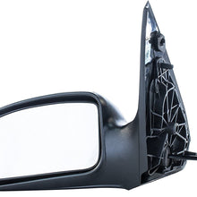 Dependable Direct Left Driver Side Textured Power Operated Non-Heated Non-Folding Door Mirror for USA Built Ford Focus (2000 2001 2002 2003 2004 2005 2006 2007) - Parts Link #: FO1320180