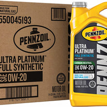 Pennzoil Ultra Platinum Full Synthetic 0W-20 Motor Oil (5-Quart, Single Pack)