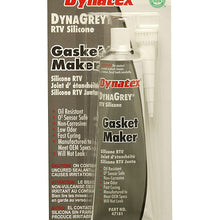 Dynatex 47181 DynaGrey Low Volatile RTV Silicone Gasket Maker, -85 to 500 Degree F, 3.8 oz Carded Tube, Grey (Pack of 12)