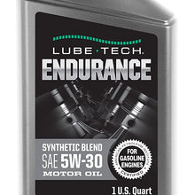 Lube-Tech 161947 Endurance 5W-30 Synthetic Blend Motor Oil (Pack of 6)