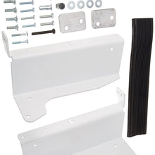 Weather Guard Mounting Bracket, 13 in. L, Steel, White, 19133