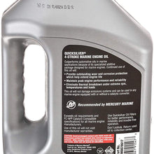 Quicksilver 8M0078617 4-Stroke Marine Engine Oil – for Outboard, Sterndrive & Inboard Engines – SAE 10W-30 Mineral – 1 Gallon