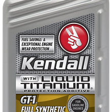 Kendall (1057232-AI) GT-1 5W-30 Full Synthetic Motor Oil - 1 Quart