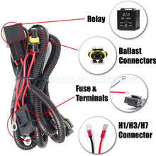 XtremeVision Universal HID Battery Wiring Relay Harness 12V 40 AMP 35W/55W - H1 H3 H7 H8 H9 H10 H11 9005 9006 5202 880 881 9140 9145