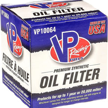 VP Racing 20,000 Mile Premium Full Synthetic Oil FilterVP10064, Fits Buick, Cadillac, Chevrolet and GMC,
