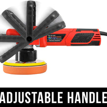 TCP Global Model EP-502-6" Variable Speed Random Orbit Dual-Action Polisher with a 6 Pad Professional Buffing and Polishing Kit - Buff, Polish & Detail Car Auto Paint