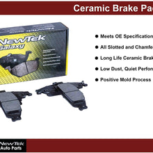 DK1026-1 Front Brake Rotors and Ceramic Pads and Hardware Set Kit