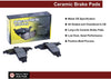 SCD1164H Front Ceramic Brake Pads+Hardware