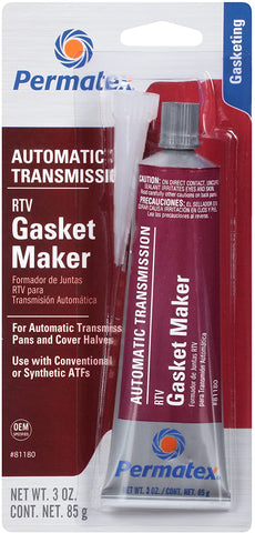 Permatex 81180-12PK Automatic Transmission RTV Sealant, 3 oz. Tube (Pack of 12)