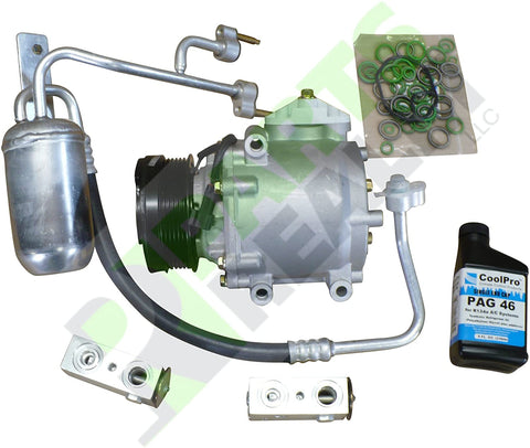 Parts Realm CO-0090AK10 Complete A/C AC Compressor Replacement Kit