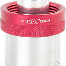 OEMTOOLS 27249R Radiator Adapter | Attaches to All Standard Coolant-Pressure Testers | Tests Coolant Pressure on Certain Sedans and Cross Overs with Eco-Boost Engines (See Details)