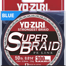 Yo-Zuri Superbraid Blue 300 Yards Superbraid Fishing Line