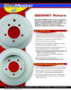 Rear Premium Geomet rust protected Brake Rotors 31424C | Fits: Sonata Azera Tucson Optima Cadenza
