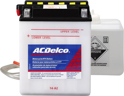 ACDelco AB14A2 Specialty Conventional Powersports JIS 14-A2 Battery