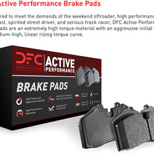 Rear Dynamic Friction Company Active Performance Brake Pads 1115-0905-00