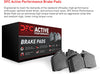 Rear Dynamic Friction Company Active Performance Brake Pads 1115-0905-00