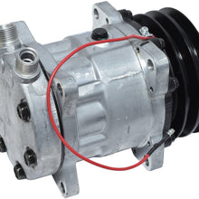 A/C Compressor SD7H13 fits New Holland C175 Skid Steer, C175, L175 Skid Steer, L175, T2310, T2320, T2410, T2420, TC40 QR