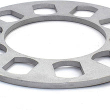 8mm Thickness Universal Wheel Spacers for 5x100mm, 5x105mm, 5x108mm (5x4.25), 5x110mm, 5x112mm, 5x114.30mm (5x4.50), 5x115mm, 5x120.65mm (5x4.75), 5x120mm