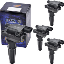 Set of 2 Herko B107 Ignition Coils For Hyundai Kia L4 2.4L 1999-2006