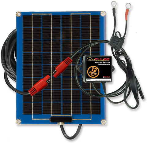 SP-12 SolarPulse 12V Battery Solar Charger Maintainer, 12W