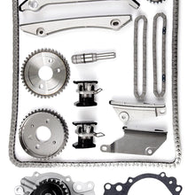 SCITOO Timing Chain Water Pump Kit fits for 2005 2006 TK140B TK5028 WP5027 for Chrysler 300 Concorde Intrepid Sebring 2.7L