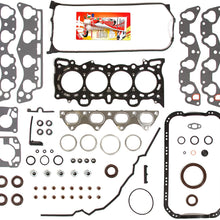 Domestic Gaskets Engine Rering Kit FSBRR4029EVE��� Compatible With 96-00 Honda Civic 1.6 D16Y5 D16Y7 Full Gasket Set, Standard Size Main Rod Bearings, Standard Size Piston Rings