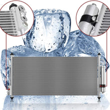 AC Condenser Compatible with 2004-2008 Nissan Maxima & 2002-2006 Nissan Altima, with Dryer.