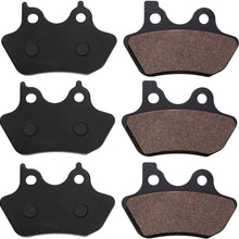 Front and Rear Carbon Fiber Brake Pads for Harley-Davidson most models 03-11 F&R