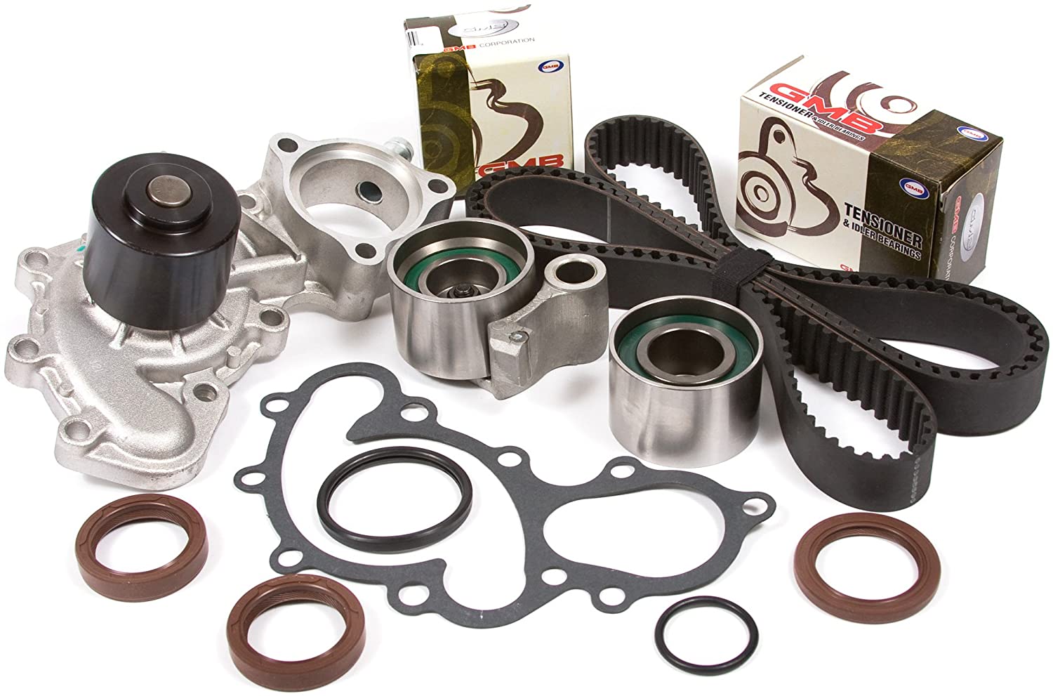 Evergreen TBK271WPT Fits Toyota 3.4 Pickup DOHC 5VZFE Timing Belt Kit Water Pump