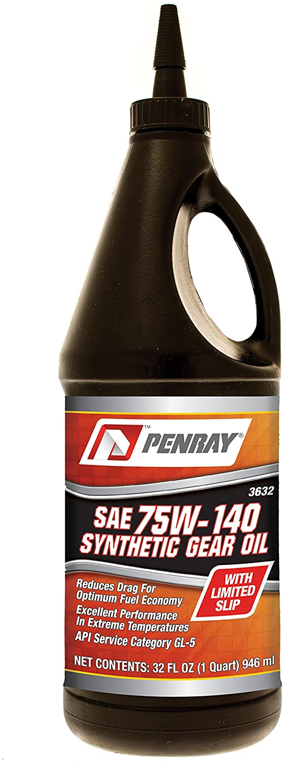 Penray 3632 75W-140 Synthetic Gear Oil with Limited Slip - 32-Ounce Bottle