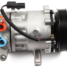 ECCPP A/C Compressor with Clutch Replacement for 2002-2005 Jeep Liberty 3.7L CO 4335C