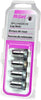 McGard 65357 Chrome Cone Seat SplineDrive Lug Nut Set (M12 x 1.5 Thread Size) - Set of 4