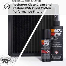 K&N Air Filter Cleaning Kit: Squeeze Bottle Filter Cleaner and Black Oil Kit; Restores Engine Air Filter Performance; Service Kit-99-5050BK