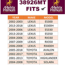 METRIX PREMIUM 38926MT Rear Stabilizer Bar Link Kit |K90345| For -> 2002-2003 Lexus ES300 / 2007-2009 Lexus RX350 / 2005-2018 Toyota AVALON / 2002-2017 CAMRY / 2001-2013 HIGHLANDER | Made in TURKEY